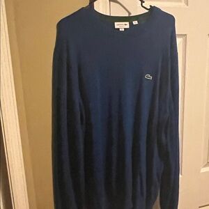Lacoste Men's Dark Blue Crewneck Sweater